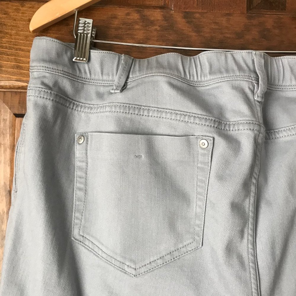 J. Jill Blue w/Ombre Leg Authentic Fit Slim Ankle Jeans Size 18 - Picture 13 of 14